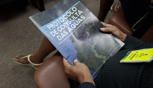 Lançamento do Protocolo de Consulta das Águas para mulheres marisqueiras em Sergipe. Foto: Divulgação - CPP